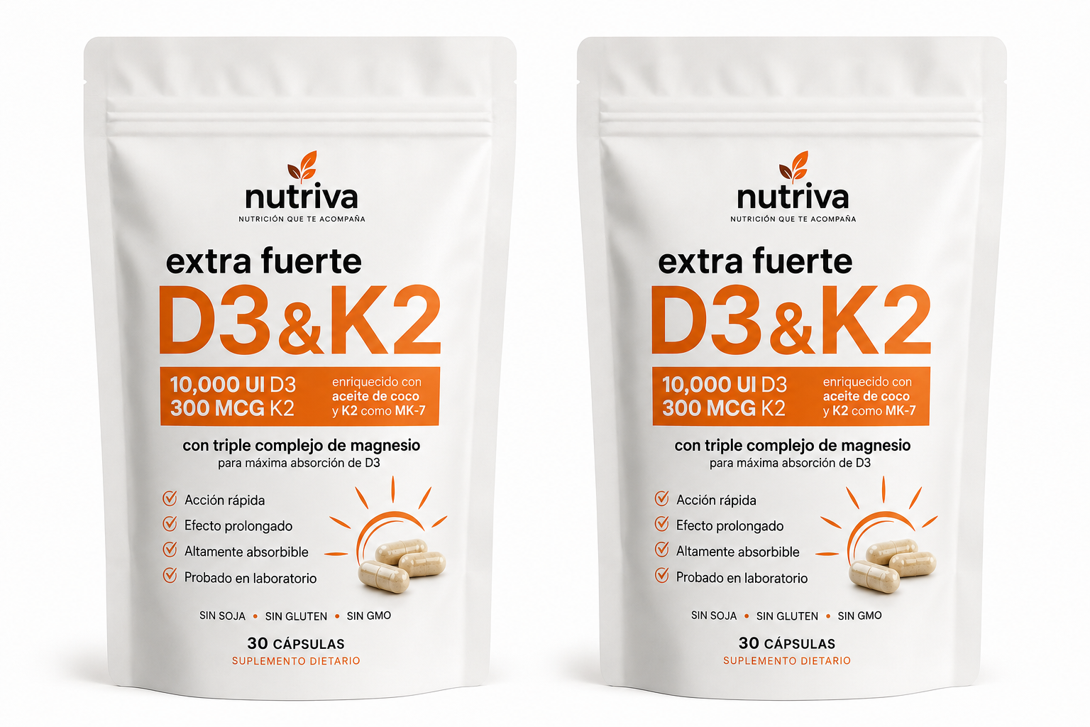 Vitamina D3 y K2