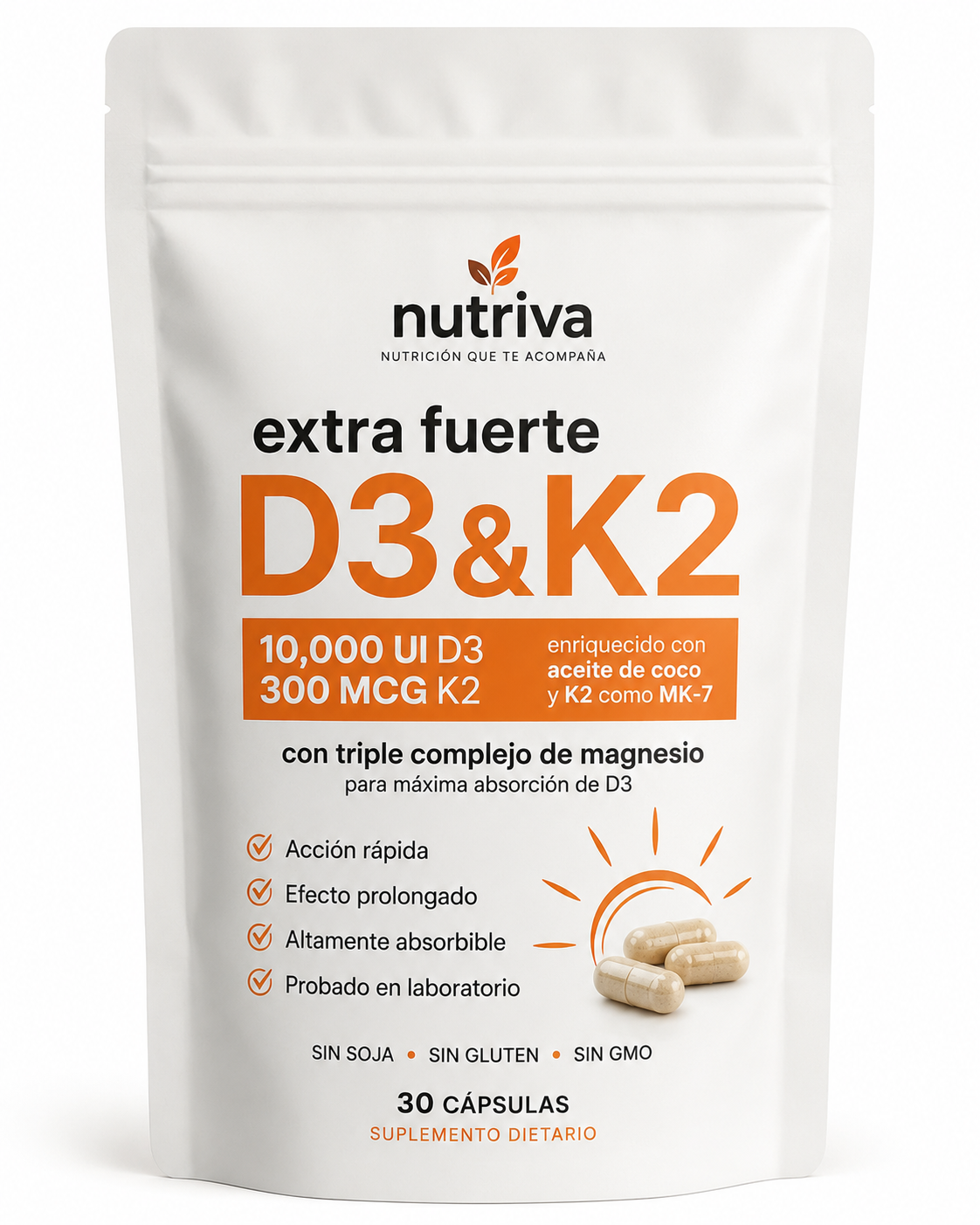 Vitamina D3 y K2