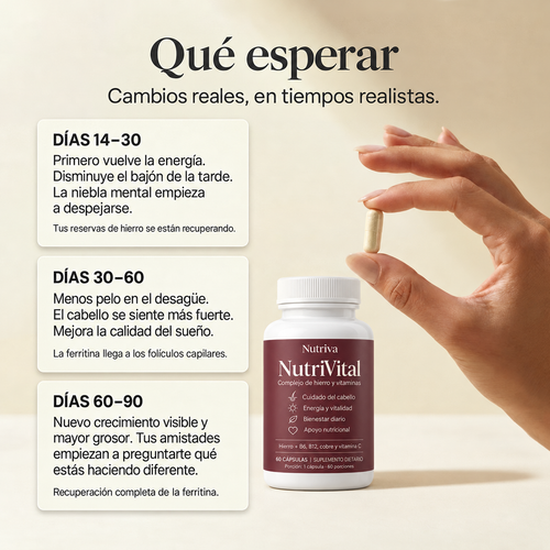 NutriVital de Nutriva – Complejo de Hierro y Vitaminas